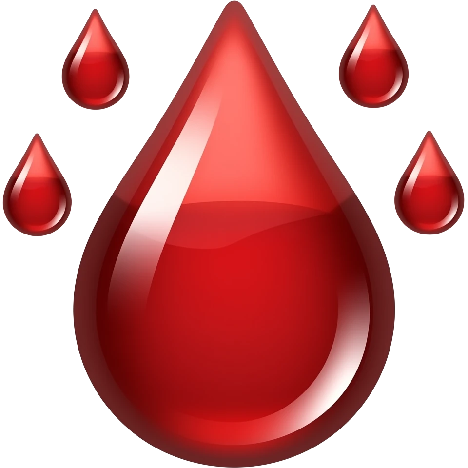 drops of blood emoji