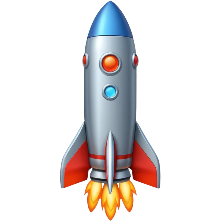 spatial rocket emoji