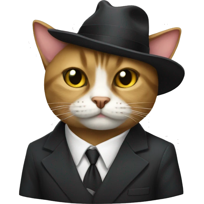 Mafia cat emoji