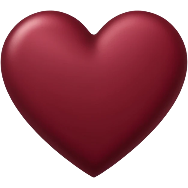 coração marsala  emoji