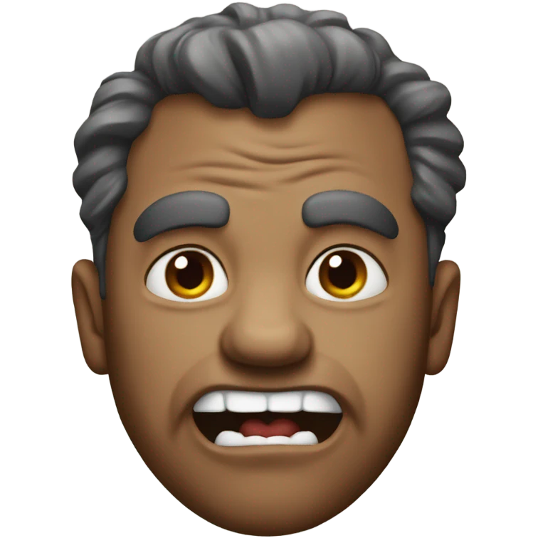 Mad dog emoji