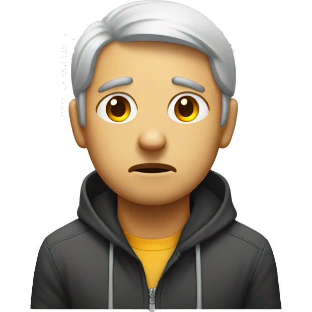 feeling sad, with tears, from low stock trade emoji