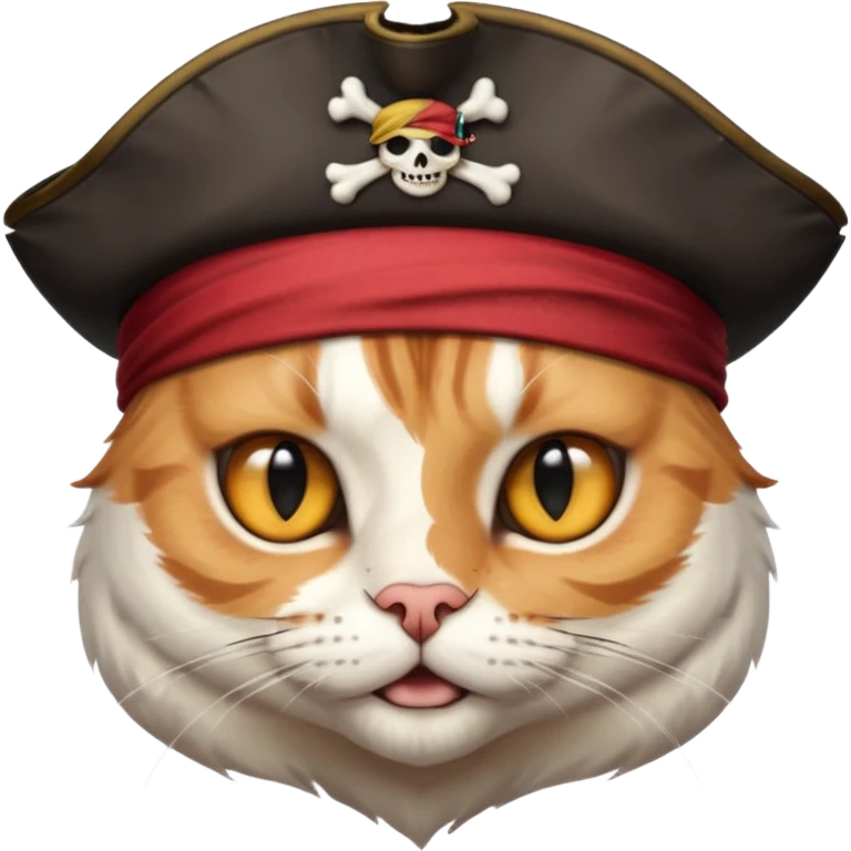 pirate cat face with human body emoji