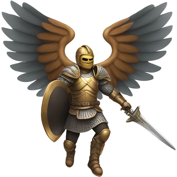 Flying warrior emoji