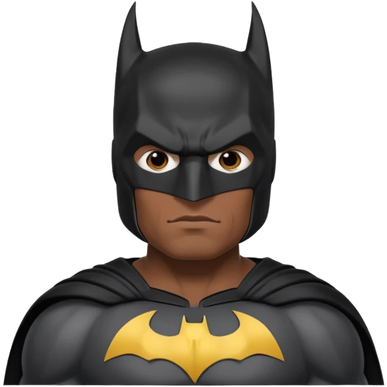 Batman in a Batman costume emoji