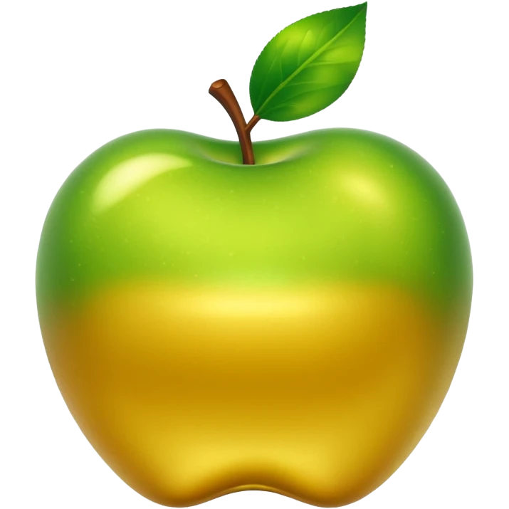 right with golden and green colours emoji