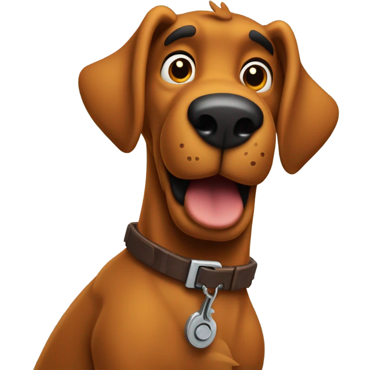 Scooby doo with a gun emoji