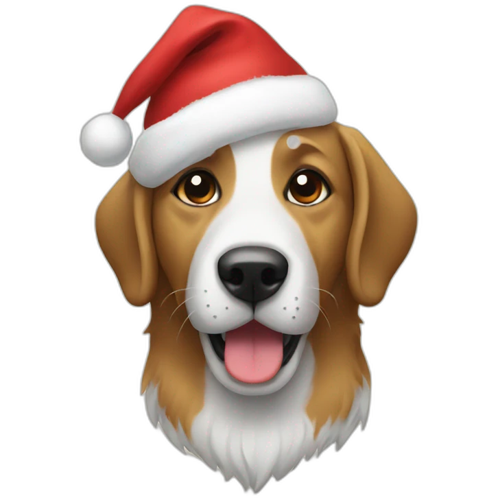 dog christmas emoji
