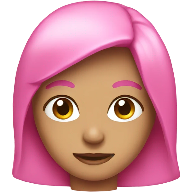 Pink  emoji