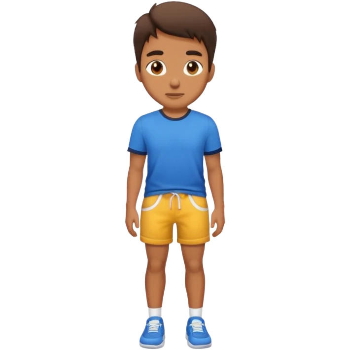 me wearing shorts emoji