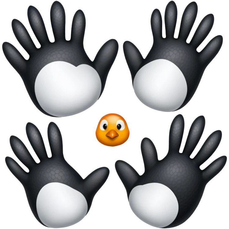 Penguin paws emoji