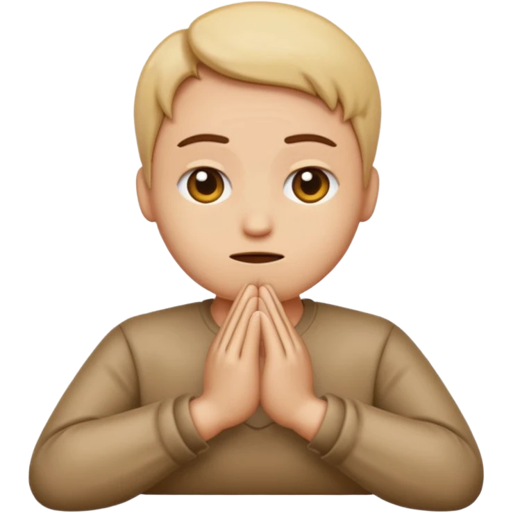 make a emoji who are say sorry emoji