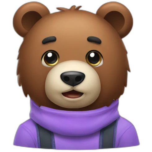 Tiktok mascot logo tikbear the bear emoji