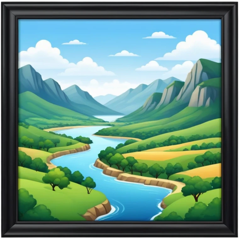 Modern aesthetic full scenic SCENERY emoji