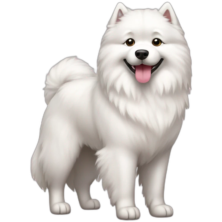 Samoyed Dog Full Body emoji