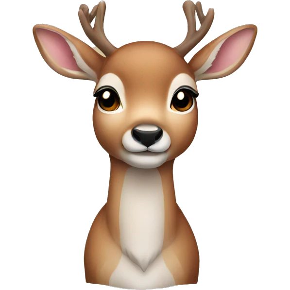 Cute deer emoji