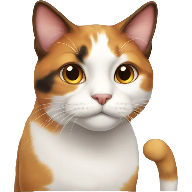 Calico cat emoji