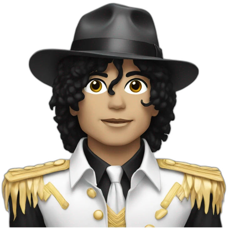 Michael Jackson white emoji
