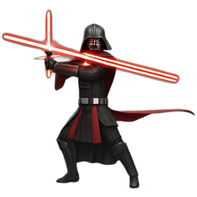Darth nihlius with red lightning emoji