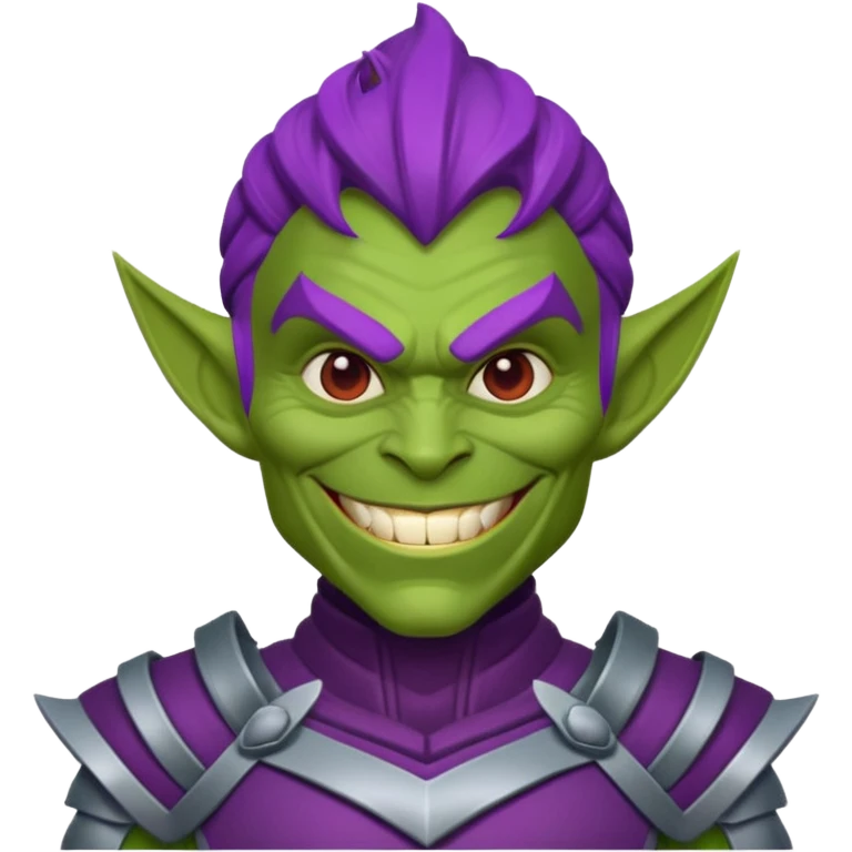 Spiderman's Green goblin classic emoji