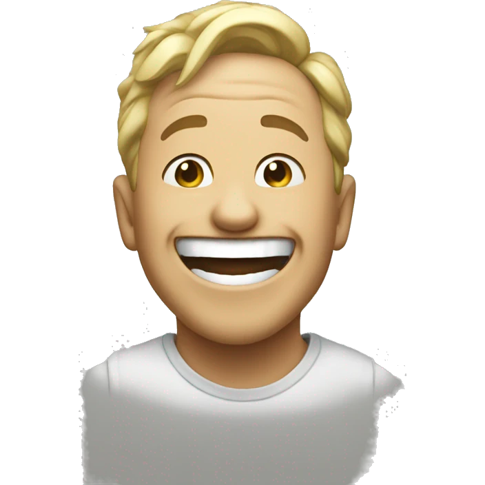 Gojo laughing emoji