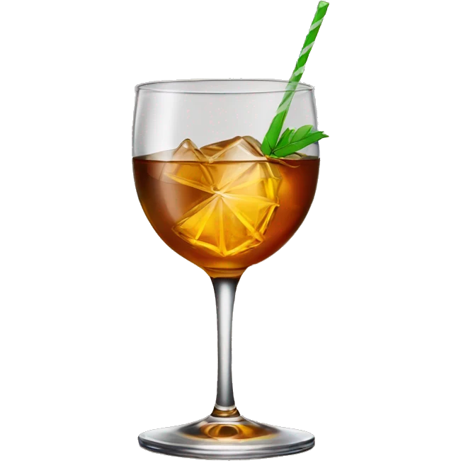 whiskey cocktail emoji
