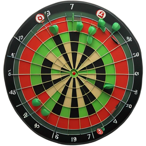 Dartboard emoji