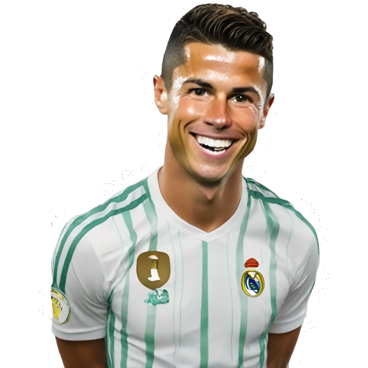 Do something funny with cristiano ronaldo emoji