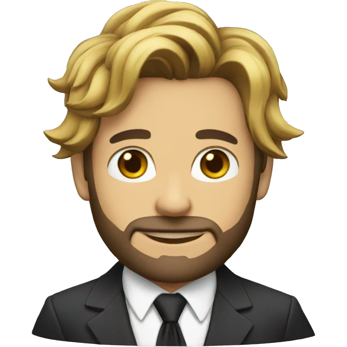 Leon con traje emoji
