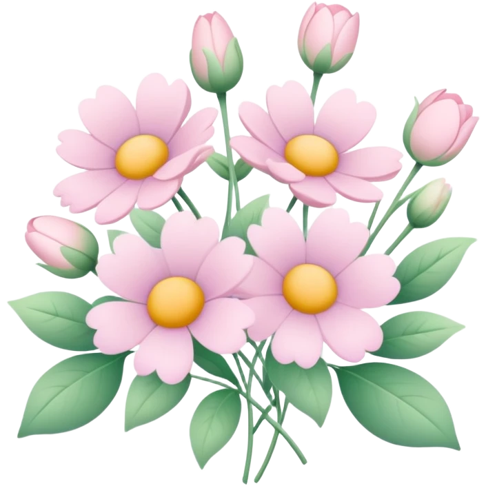 easter pastel flowers emoji
