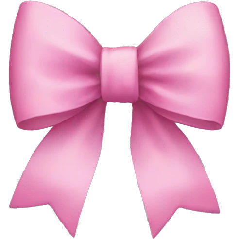 Pink bow  emoji