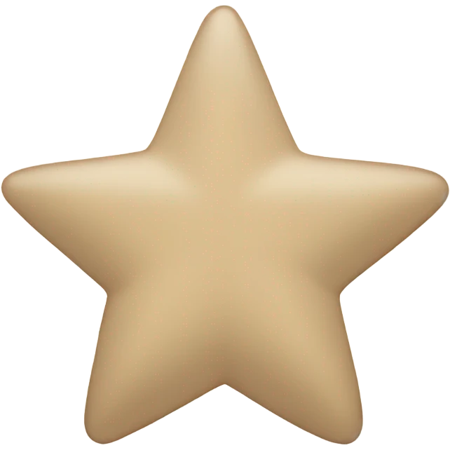 beige star emoji