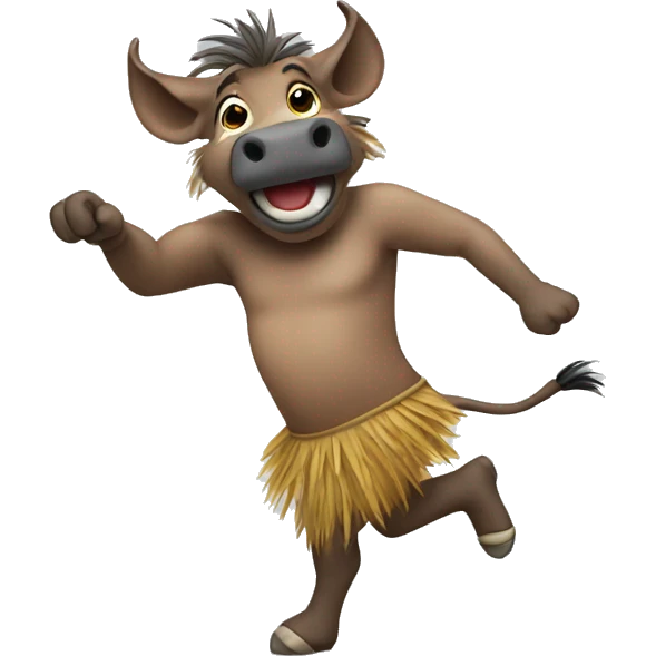 Dancing warthog  emoji