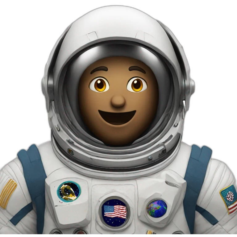 crazy spaceman emoji