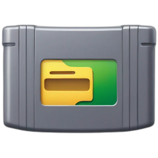 Nintendo 64 cartridge emoji