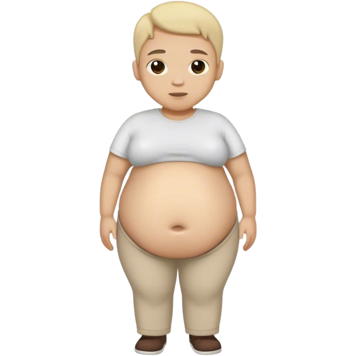 slim person > fat person  emoji