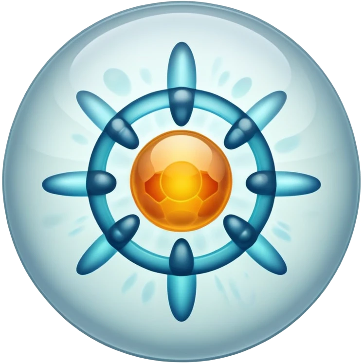 uma celula com um nucleo emoji