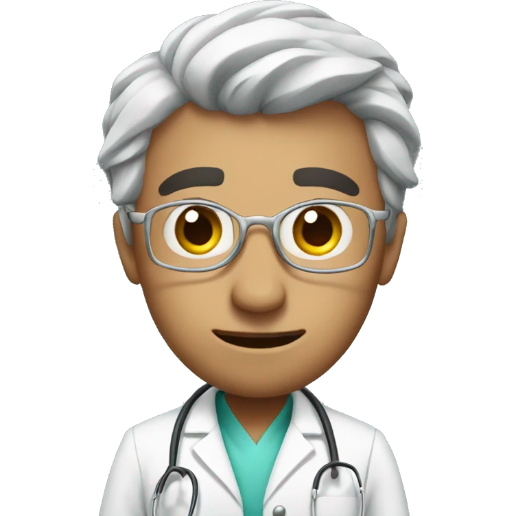 a doctor with the emotion of madness emoji