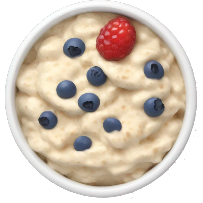overnight oats with protein powder emoji