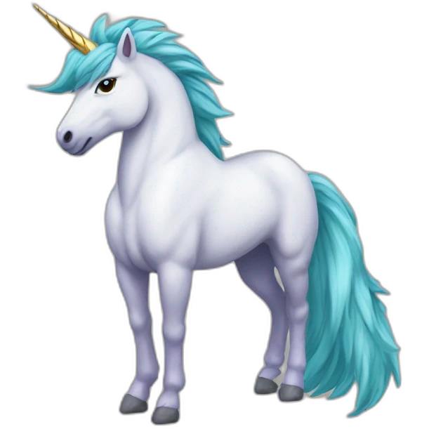 unicorn saiyan emoji