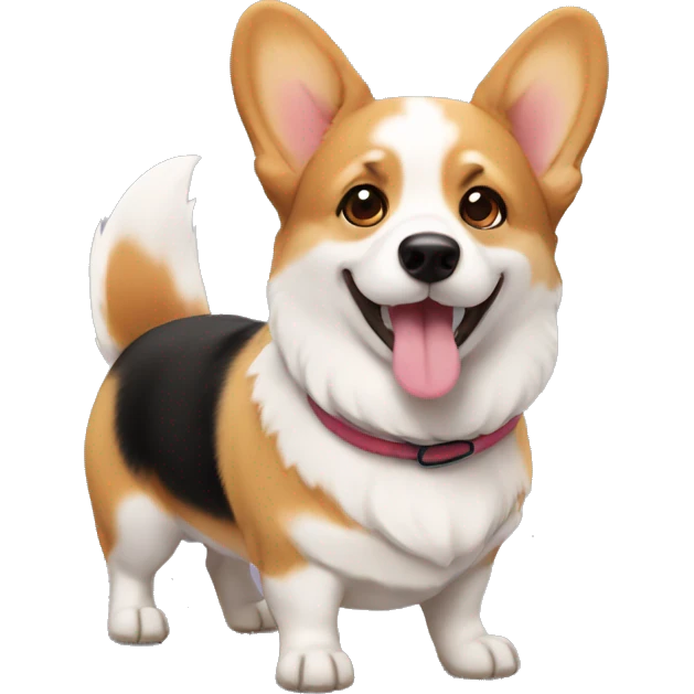 Cute corgi emoji