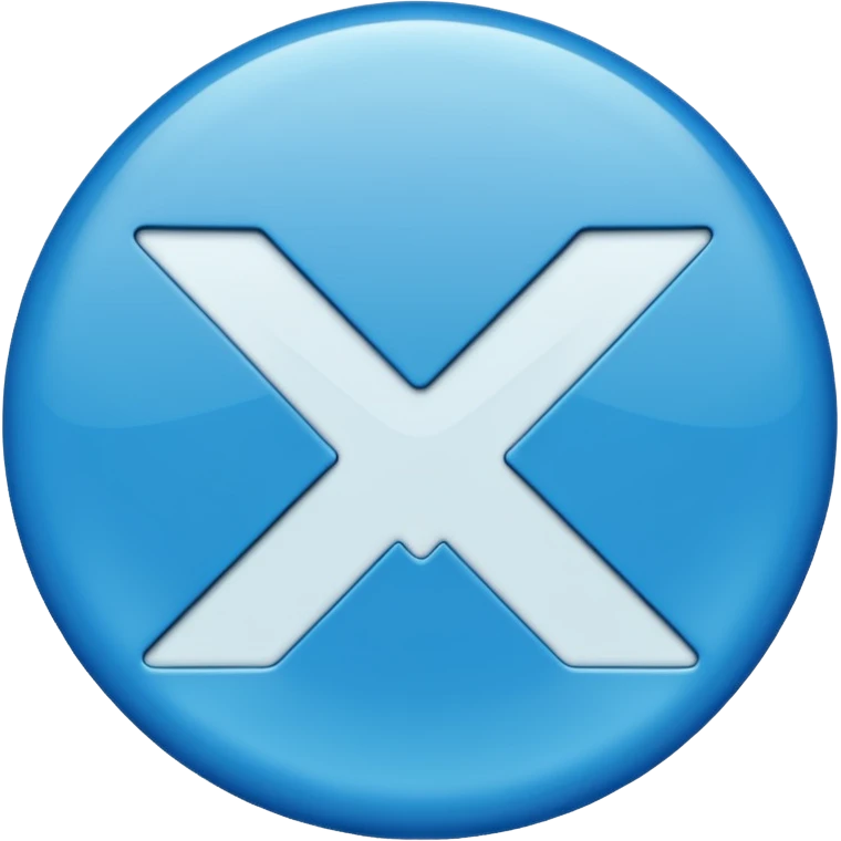 Create me an emoji that looks similar to the Facebook blue verification batch it's for my research emoji