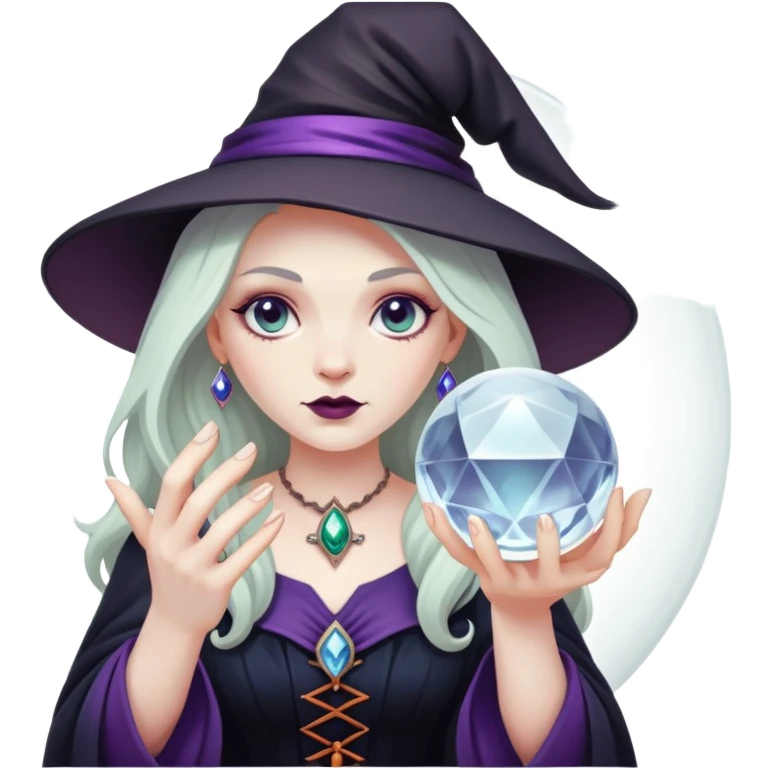 witch with a crystal ball emoji