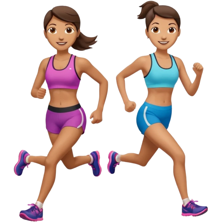 woman running emoji