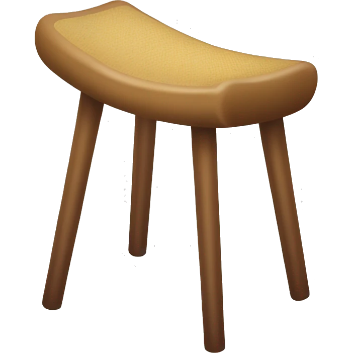 Tabouret à 3 pieds emoji