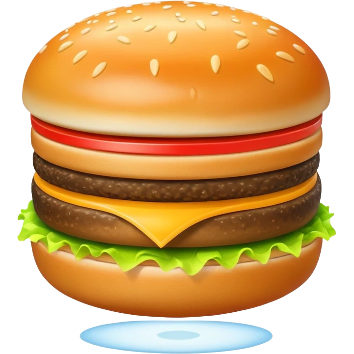 ￼ big Mac bubble emoji