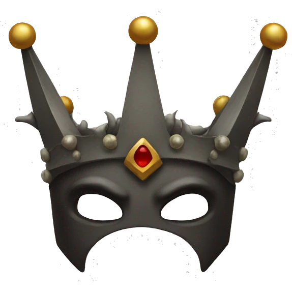 Crown with demon horns emoji