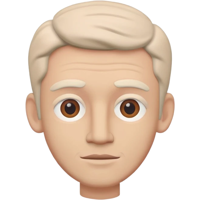 pastel colors claymation style man emoji