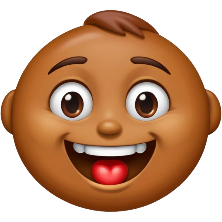 m&m laughing out loud with tears coming out of eyes emoji