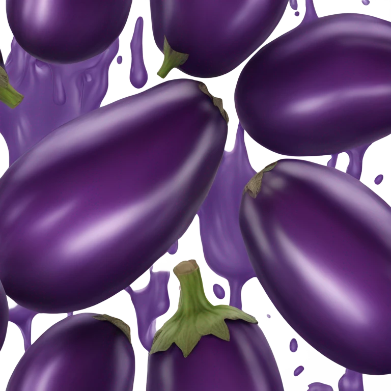 Exploding eggplant  emoji
